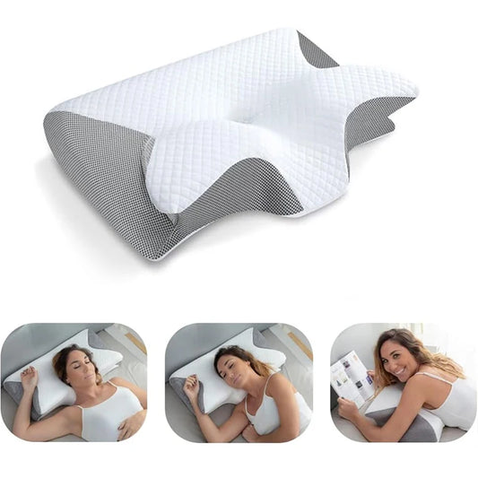 1pc Memory Foam Cervical neck Pillow for pain free sleep