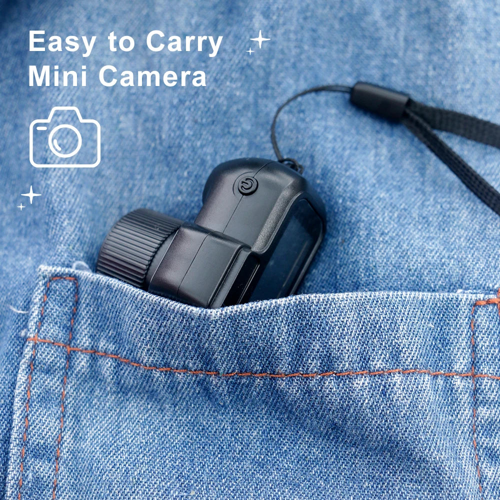 Mini Camera With 0.96in Screen CMOS Indoor Home Outdoor 1080P