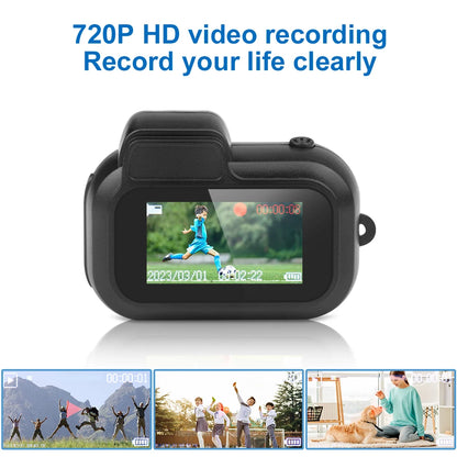 Mini Camera With 0.96in Screen CMOS Indoor Home Outdoor 1080P