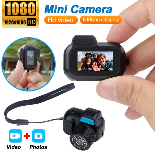 Mini Camera With 0.96in Screen CMOS Indoor Home Outdoor 1080P